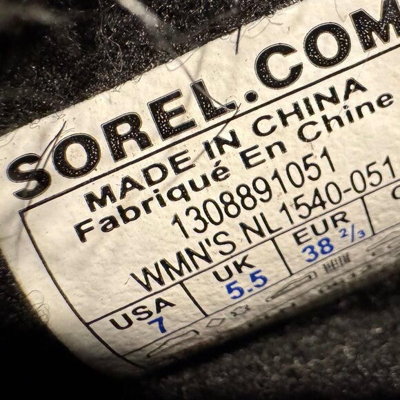 Sorel Joan of Arctic Snow Boots • Women’s 7 • Brown Suede Waterproof Duck Boot - Picture 7 of 7